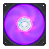 Cooler Fan de Gabinete, Cooler Master Sickleflow 120 RGB MFX-B2DN-18NPC-R1, 12 X 12, Argb 3-Pinos/PWM 4-Pinos, 120MM, Preto