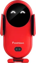 Suporte Carregador para Celular Fashion Wireless S11+ Magnetic 15W - Red