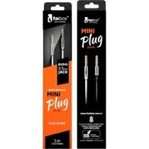 Foxbox Cable Round Pro Mini Plug Aux 2M Negro