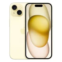 Apple iPhone 15 128GB Tela Super Retina XDR 6.1 Dual Cam 48+12 /12MP / Yellow - Swap | Grade A Menos c/Chip (1 Mes de Garantia)