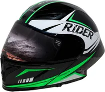 Capacete para Moto LV Cool Helmets P8 -Tamanho M (57-58) Conqueron Green