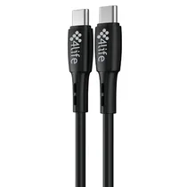4LIFE Cable USB-C A USB-C FLWCC601B 1M Black