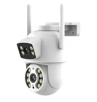 Camara IP Sate A-CAM8010D 6MP 2CAM Blanco Outdoor