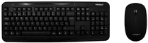 Teclado + Mouse Wireless Sate AK-725G - Black (Espanhol)