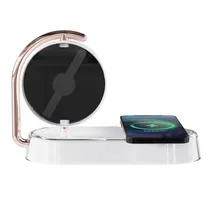 Carregador Wireless + Relógio Digital Sate A-K01