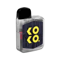Vape Pod Recarregável Uwell Caliburn Koko Prime Translúcido 15W, 690MAH - Preto/Dourado