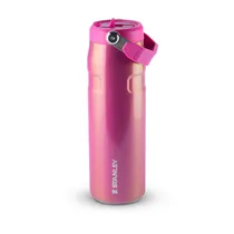 Garrafa Térmica Stanley The Aerolight Iceflow Flip Straw 10-11283-195 - 710ML - com Bico - Dazzle Pink Shimmer
