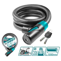 Cadeado para Bicicleta Total TBK11512 15X1200MM
