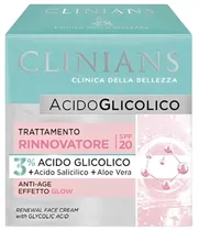 Creme Facial Clinians Con Ácido Glicolico 3% SPF 20 - 50ML