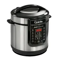 Panela Elétrica Quanta QTOPE300 + Kit - 1000W - 6L - 220V / 60HZ - Prata