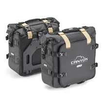 Par de Bolsas Laterais Alforges Impermeavel 25+25 Litros Givi Canyon Monokey GRT720B