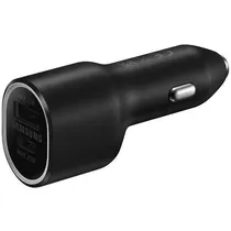 Cargador Vehicular Samsung Car Charger Duo EP-L4020NBEGWW USB/USB-C – Preto