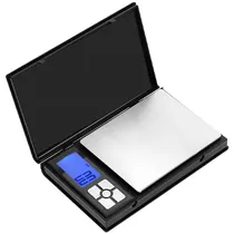 Balança de Bolso para Jóias Megastar BC50 para Até 500 G - Preta/Prata