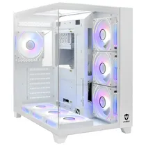 Gabinete Sate K901 Gamer 7FAN e-ATX White|