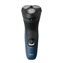 Barbeador Philips S1151/00 série 100 Bivolt Úmido e Seco - Black Blue