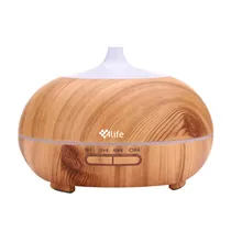 Umidificador e Difusor de Aromas 4LIFE Aromatique Wi-Fi 550ML FL006WFL Compatível com Android e Ios (Tuya Smart Life, Amazon Alexa e Google Assistant) - Marrom Claro