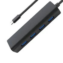 Hub USB-C Sate A-HUB15 4P USB 3.0 Negro