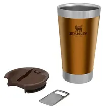 Stanley Termos Y Vasos Classic Beer Pint Cabridor 473ML Maple Acero/Metal 3.5 X 7.6 X 17.5 CM. Maple