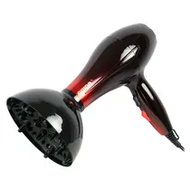 Secador de Cabelo Onida ON-075 / 2 Temperaturas / 2 Velocidades / 4500W / 110V ~ 60HZ - Vermelho/ Preto