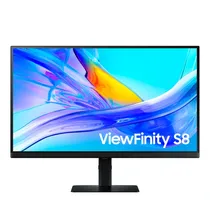 Monitor Samsung Viewfinity S8 S80UD LS32D804UANXGO 32" 4K Uhd (3840 X 2160), 5MS, 60HZ, 1XHDMI 2.2, 1XDISPLAYPORT 1.2, 2XUSB-A 3.0, 1XUSB-B, 1XUSB-C, 1XLAN RJ45, 1XCONECTOR de Audio, Preto