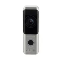 Campainha Inteligente Interfone Vídeo Porteiro Lechange Doorbell DB10 1080P FHD, Recarregável, Conversa de 2 Vias, À Prova D'Água, Slot para Microsd Até 64GB, Wi-Fi, Imou App Android/Ios - Preto/Cinza