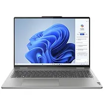 Notebook Lenovo Yoga 7 2-IN-1 16AHP9 AMD Ryzen 7 8840HS Tela Touch Wuxga 16.0" / 16GB de Ram / 512GB SSD / WIN11HOME - Artic Cinza (83DM0006US) (Inglês)