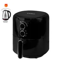 Fritadeira Elétrica Air Fryer Coby Family Home CY-AIRF-4.2L-Black - 1300W - 4.2L - com Jarra Elétrica Coby - 110V/60HZ - Preto