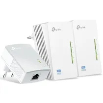 Repetidor de Sinal TP-Link AV600 Powerline TL-WPA4220 Tkit (3-Pack) 300MBPS
