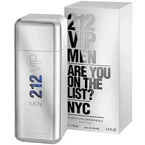 Perfume Masculino Carolina Herrera 212 Vip Men NYC Edt 100 ML