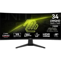 Monitor Gamer MSI Mag 346CQ - Uwqhd - 180HZ - Displayport/HDMI - 34"