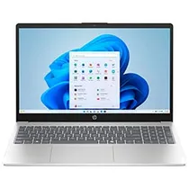 Notebook HP 15-FD0001DX Intel Celeron N100 Tela Full HD 15.6" / 4GB de Ram / 128GB Ufs / WIN11HOME - Prata (Inglês)