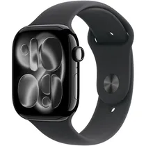 Apple Watch Series 11 46MM GPS MEUX4LW/A Aluminum Jet Black/Sport Band Jet Black M/L