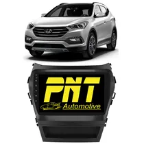Multimidia/ Multimedia/ Stereo PNT - Hyundai Santa Fe And 14 (13-17) 6GB/ 128GB+4G Octacore Carplay+And Auto+ Infomar p/ Brasil O Paraguay