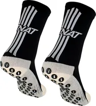 Meia de Futebol Rinat Anti Slip Socks Ad - Preto (1 Par)
