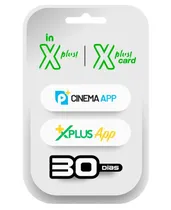 Cartão de Ativação Xplus Card Iptv Xplus App + Cinema App - 30 Dias