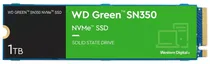 SSD WD Green SN350 1TB Nvme PCI-Exp 2280 M.2 - 3200MBPS WDS100T3G0C