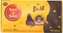 Bombom Arcor Bon O Bon Dark - 150G (10 Unidades)