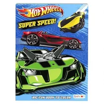 Car Hot Wheels Libro Coloring Book 0895