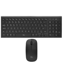 Tec/Mouse Mtek KM-5515B Portugues Wirerless Preto