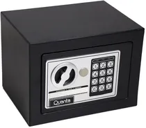 Cofre de Segurança Digital Quanta QTCFN5 com Teclado Numérico 5L Preto