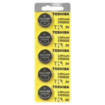 Bateria Toshiba CR2032 - 3V - 5 Unidades
