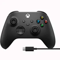 Microsoft 1V8-00013 Xbox Controle Wireless + Cabo USB-C 2.7MT Black