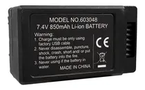 Bateria Li-Ion 7.4V (850MAH) - 603048 para Automodelo