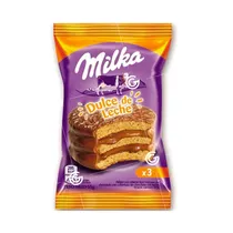 Milka Alfajor Triple Dulce de Leche - 70GR .