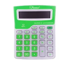 Calculadora Kenko KK-8182-12 Verde 12 Dígitos