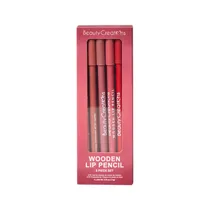 Set de Cosméticos Beauty Creations Wooden Lip Pencil 6 Piezas