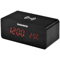 Rádio Digital Wireless Magnavox MCR7320-Mo - 5W - com Carregador Wireless - USB-C - Preto
