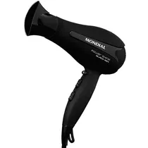 Secador de Cabelo Mondial Power Shine Black Ion SC-13 2.000 Watts 220V ~ 50/60 HZ - Preto