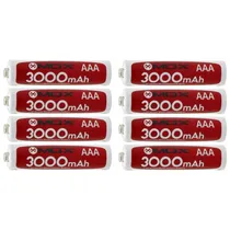 Pilha AAA Recarregavel Mox AAA X8 3000MAH