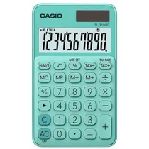 Calculadora Casio SL-310UC-GN-N-DC - 10 Dígitos - Verde